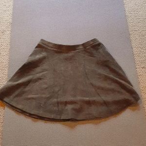 Corduroy skater skirt